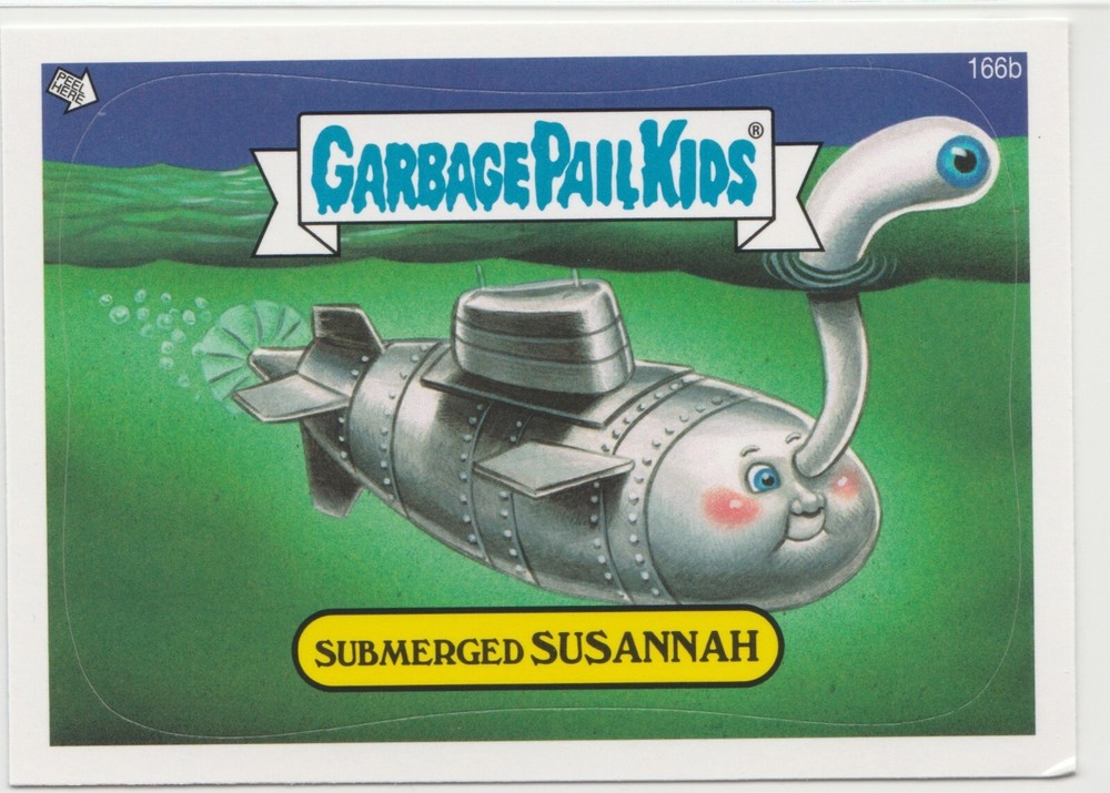 Submerged Susannah 166b Garbage Pail Kids GPK 2013 Series 3 BNS3 Brand New