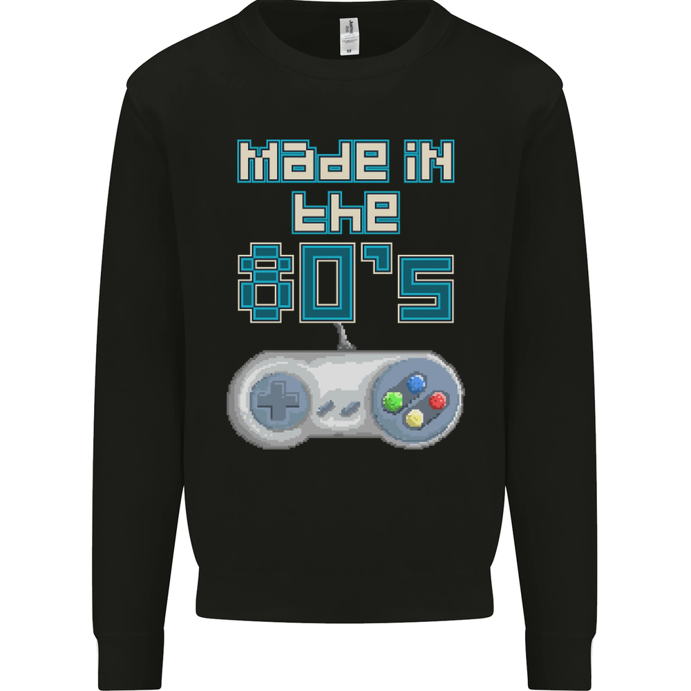 Made in the 80s Funny Birthday Retro Mens Sweatshirt Jumper