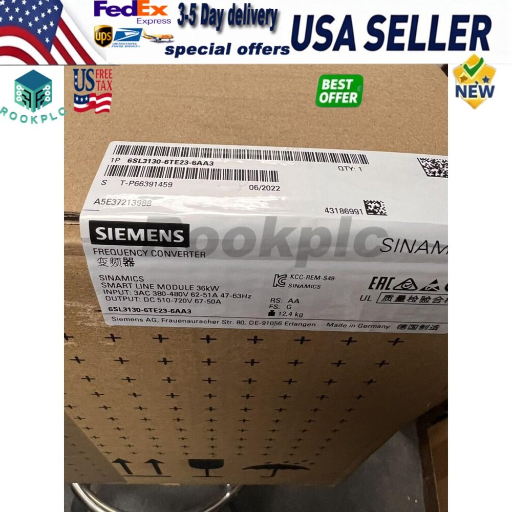 1 PCS New Siemens 6SL3130-6TE23-6AA3 6SL3 130-6TE23-6AA3 DHL FAST FREE SHIP