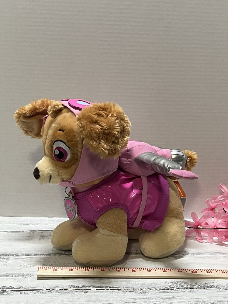 Build a Bear Paw Patrol Skye Plush Dog Gently Used Excellent Condition Complete