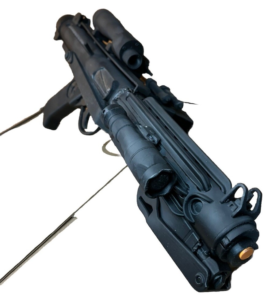 E11 replica blaster Stormtrooper blaster Star Wars, 18”, Assembled and Painted