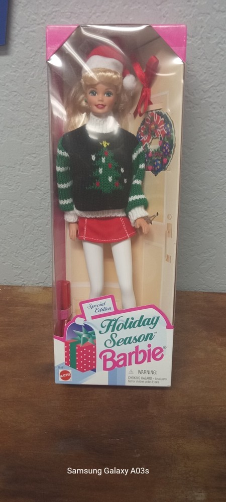 barbie Holiday Season BARBIE Doll, Special Edition 1996  Christmas Sweater NEW