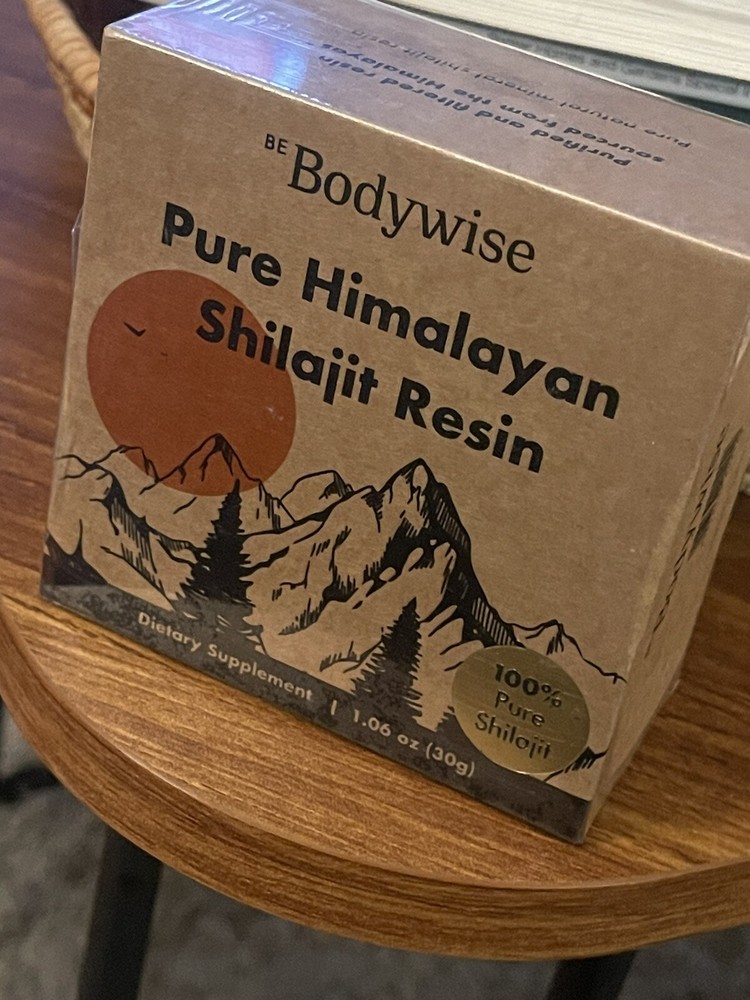 Be Bodywise Pure Himalayan Shilajit Resin | 85+ Trace Minerals & Fulvic Acid NIB