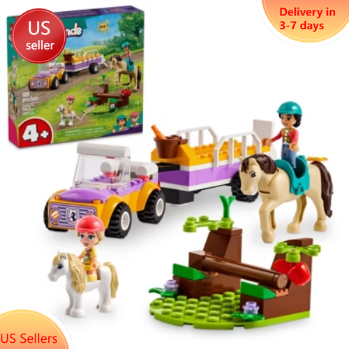 LEGO Friends Horse & Pony Trailer Building Set 42634 for Creative Play