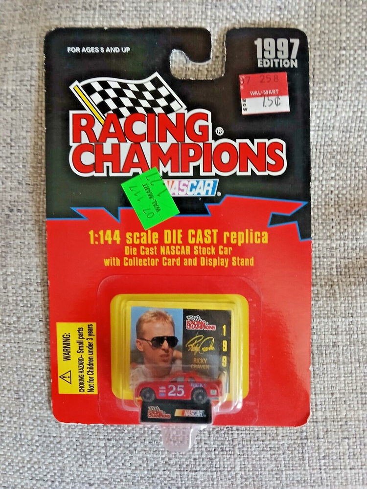 1997 Nascar 1:144 Die Cast Ricky Craven Replica by Racing Champions