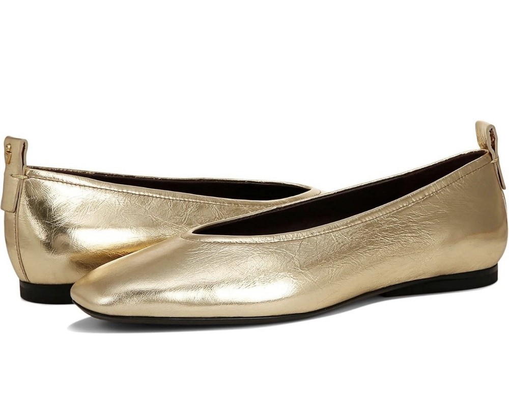 27 Edit Naturalizer Ballet Flat Women's Carla Dark Gold Classic Elegance