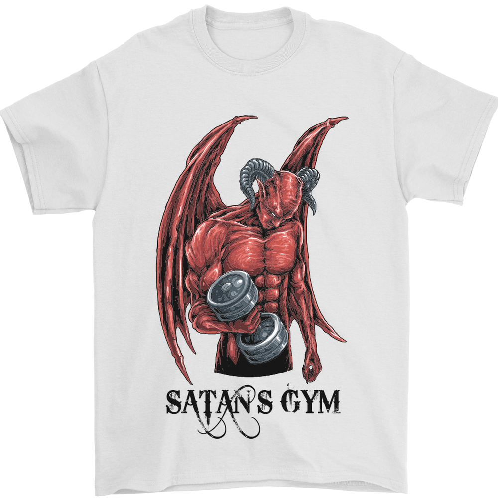 Satans Gym Bodybuilding Training Top Mens T-Shirt 100% Cotton