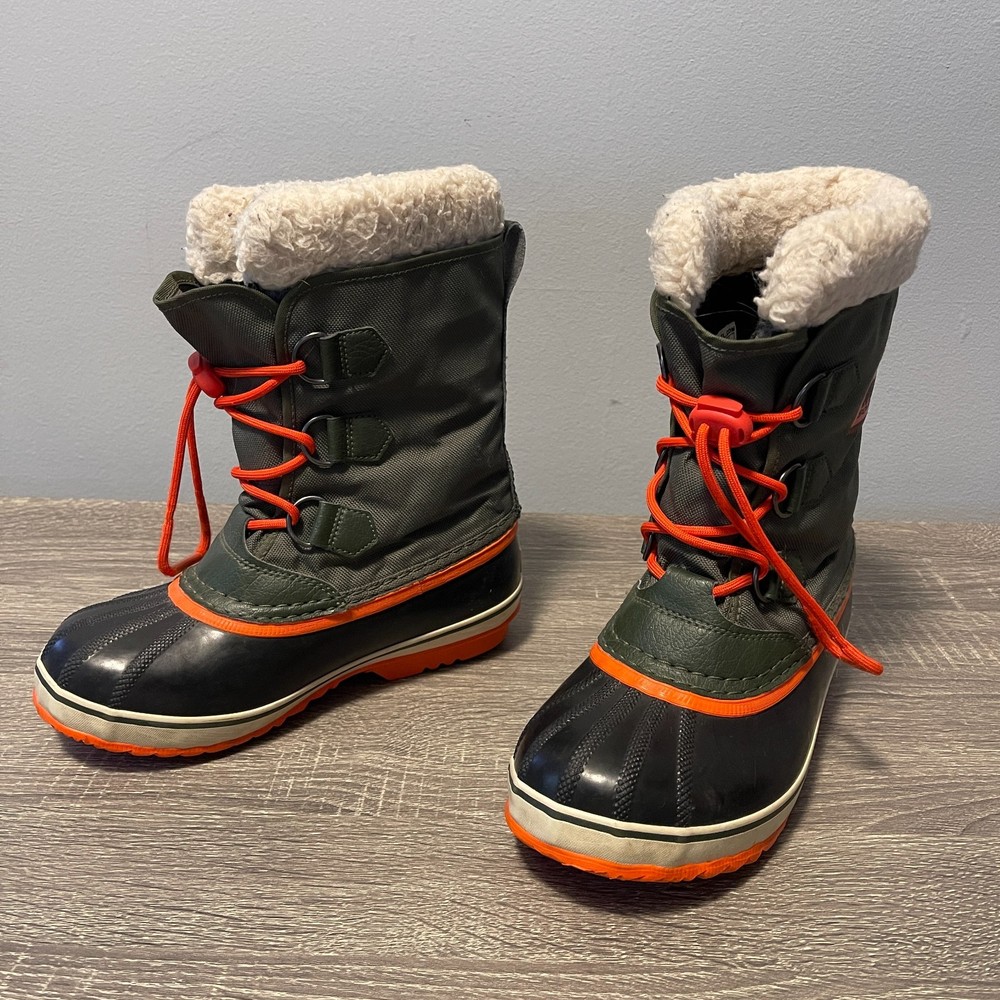 Sorel Yoot Pac Waterproof Winter Snow Boots Youth Kids Size 4 NY1879-347 Boys
