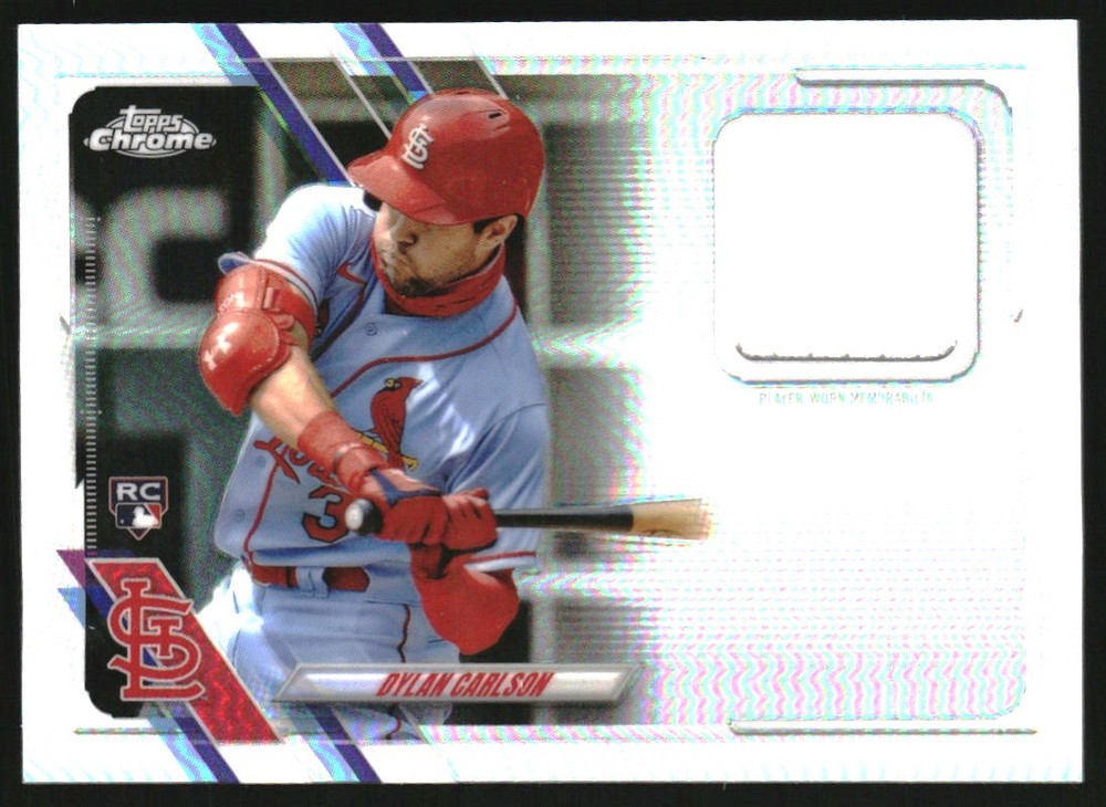 2021 Topps Factory Set Chrome Rookie Relics #CSRDC Dylan Carlson