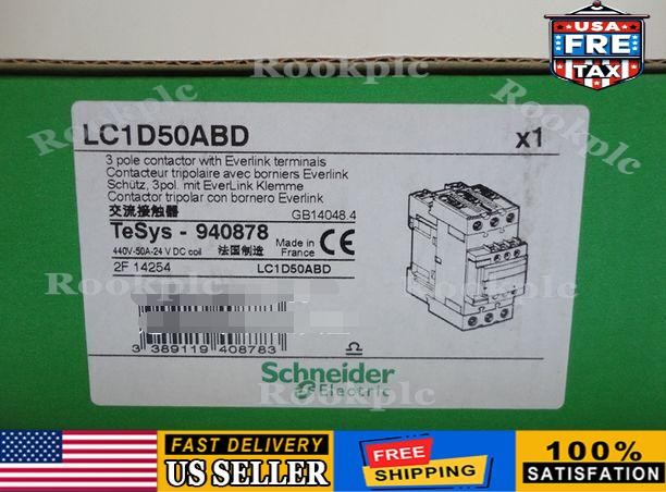 Fst LC1D50ABD LC1-D50ABD DC24V NEW in box Schneider Contactor free shipping