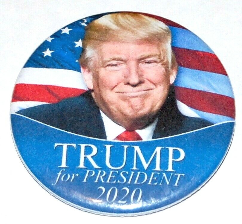2020 DONALD J. TRUMP campaign pin pinback button political presidential MAGA