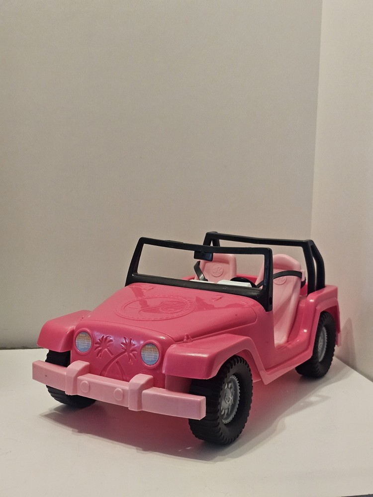 Mattel Barbie HOT Pink  Jeep  Beach  Party Cruiser 2011 . Used Great Condition