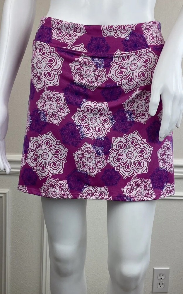 Tranquility by Colorado Clothing Skort Pink Bohemian Stretch Jersey Knit Size XS