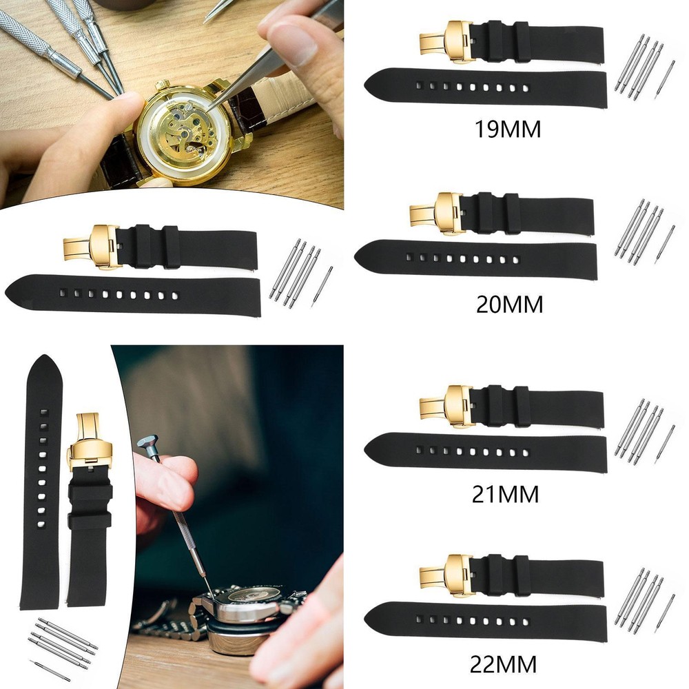 Silicone Watch Strap Classic Replacement Quick Release Watch Accessories