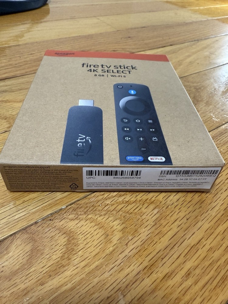 New Amazon - Fire TV Stick 4K Select (newest model) Stream, Alexa+, Wi-Fi 5, UHD