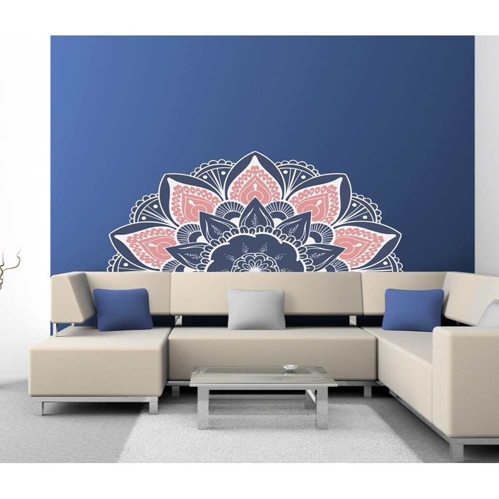 Boho Mandala Wall Decal, Boho Mandala Wall sticker, Boho