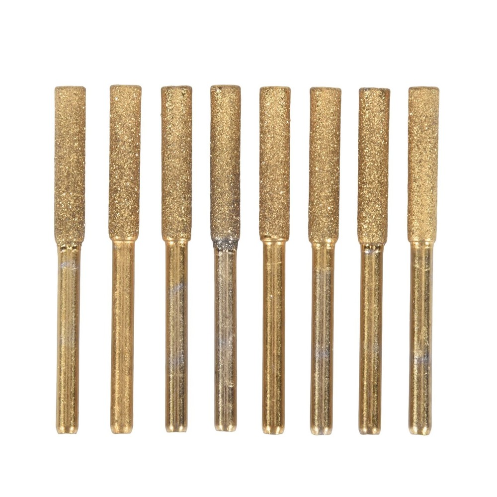 8Pcs High Hardness Diamond Chainsaw Sharpener Stone File for Efficient Sharpening