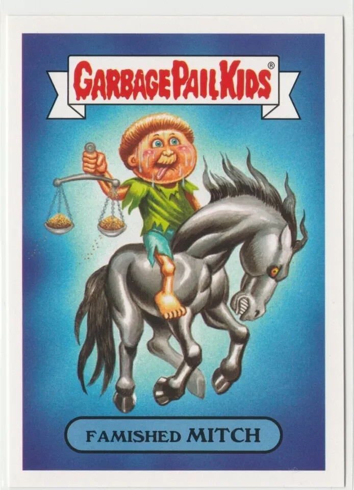 Famished Mitch Garbage Pail Kids GPK 2017 Adam-geddon Series 10b