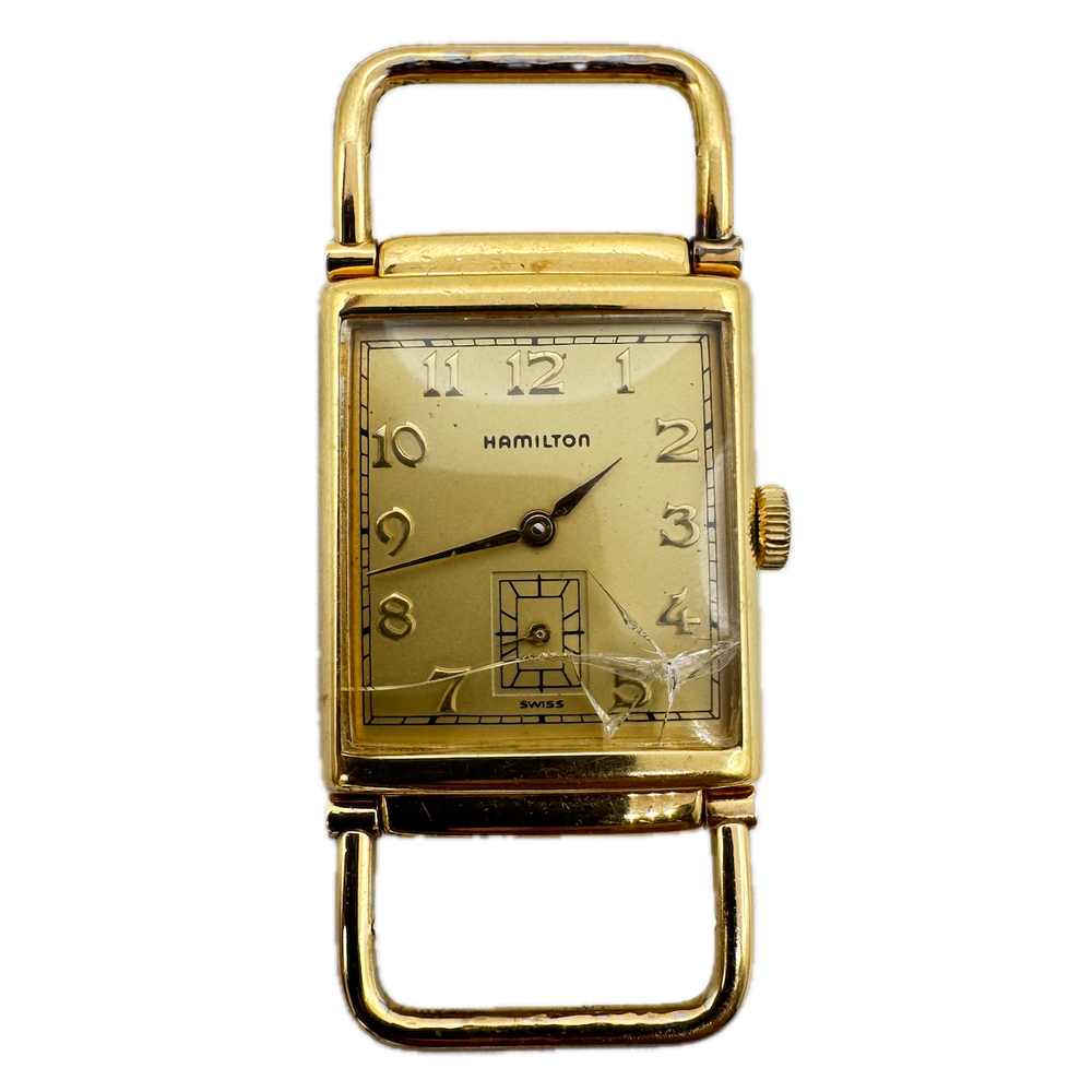Vintage 22.5mm Hamilton 6098 Limited Edition #1532 Men's Quartz Wristwatch