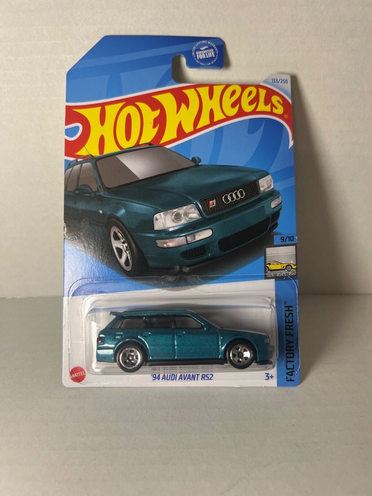 Hot Wheels FACTORY FRESH 9/10 - 94 Audi Avant RS2 133/250 (Aqua)