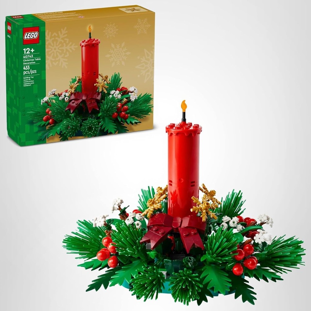 LEGO Christmas Table Decoration Building Toy for Kids Brick-Built Holiday new