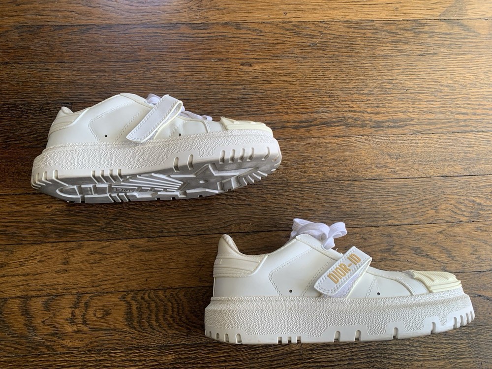 Christian Dior Dior-ID white Sneakers Size 5.5  35.5