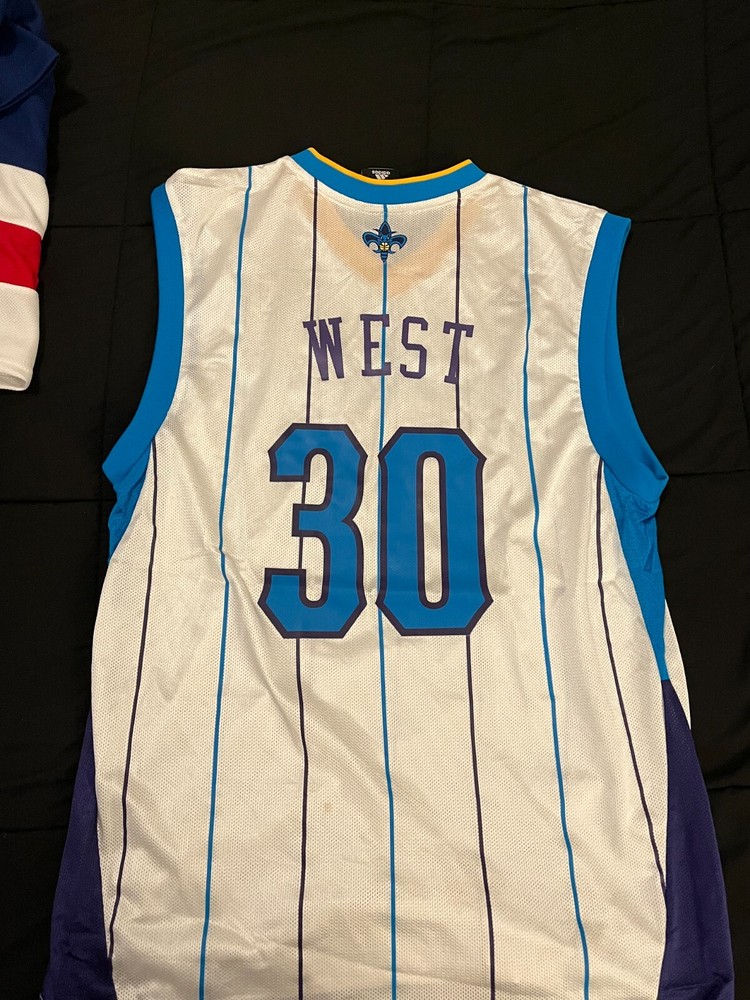 Vintage David West New Orleans Hornets jersey Size M