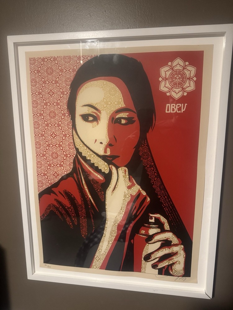 OBEY Shepard Fairey “Commanda” *162/350* 2019 Screenprint Art Print Signed
