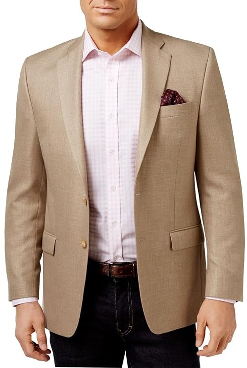 Ralph Lauren Men's Linen Blend Classic Fit Sport Coat 40 R NEW $295 LETO14RX0604