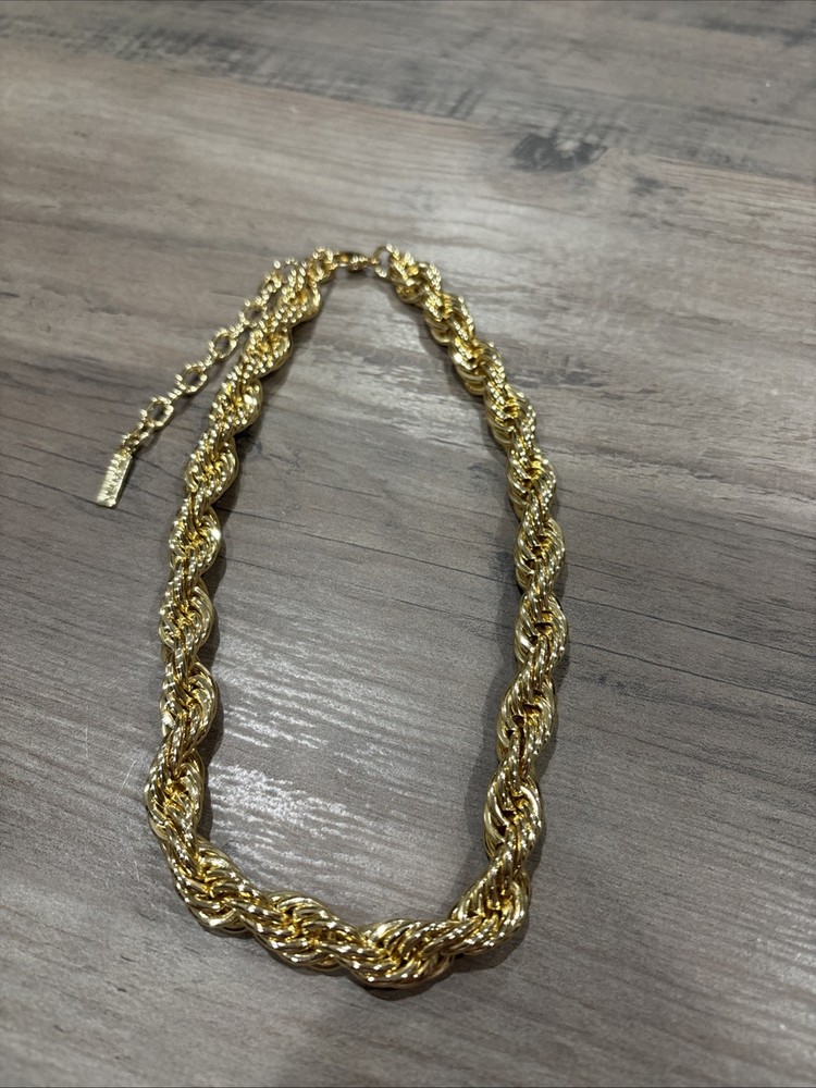 Sugarfix Necklace Gold Tone Rope