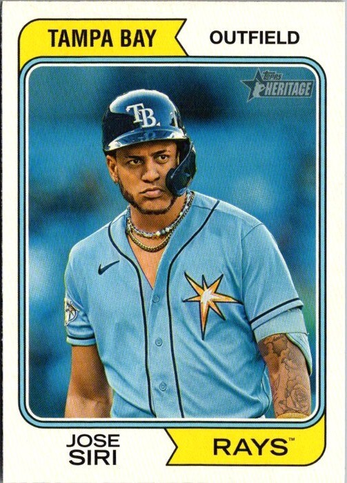 2023 Topps Heritage High Number - #661 Jose Siri