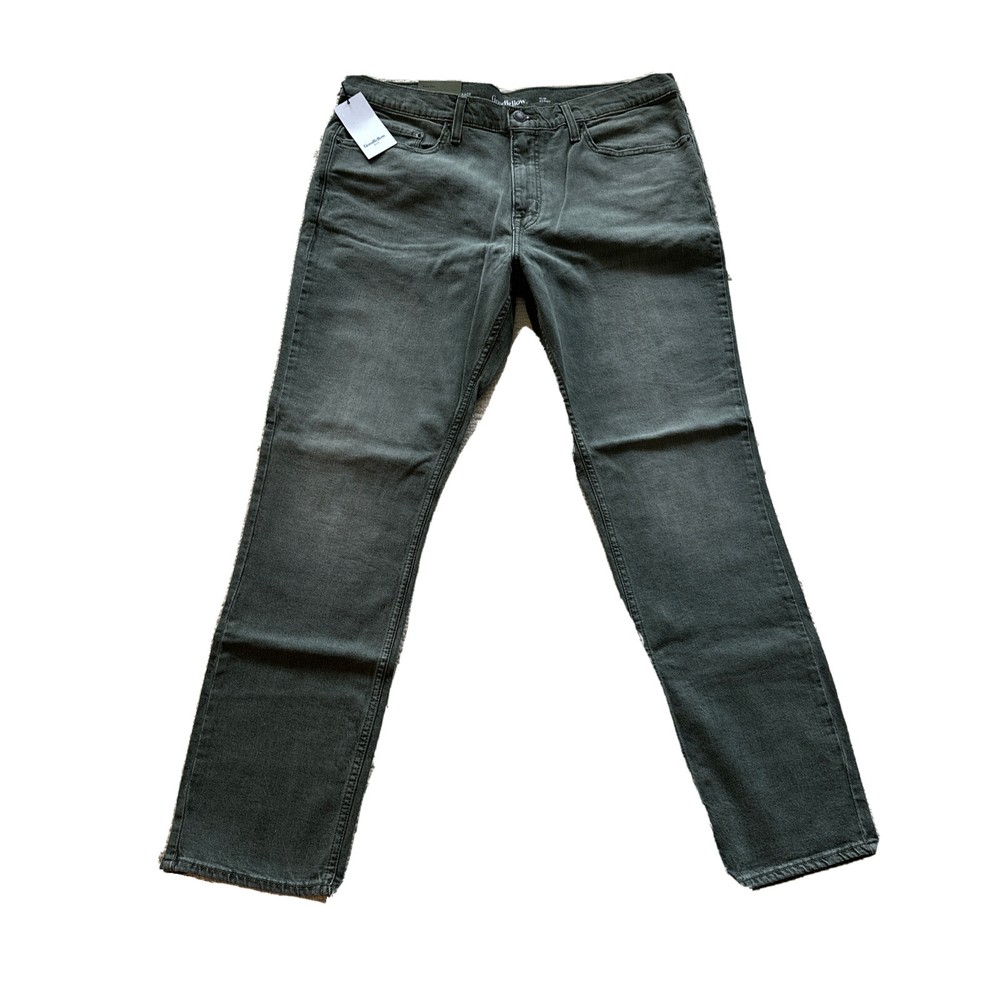 Goodfellow & Co Mens Slim Olive Green Flex Jeans 38x32 NWT
