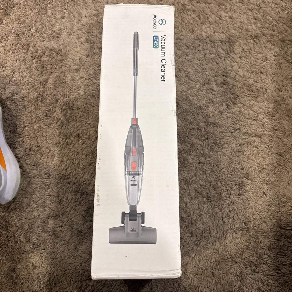 MOOSO LT450 4-in-1 Stick Vacuum Cleaner with HEPA Filters - Black/Gray