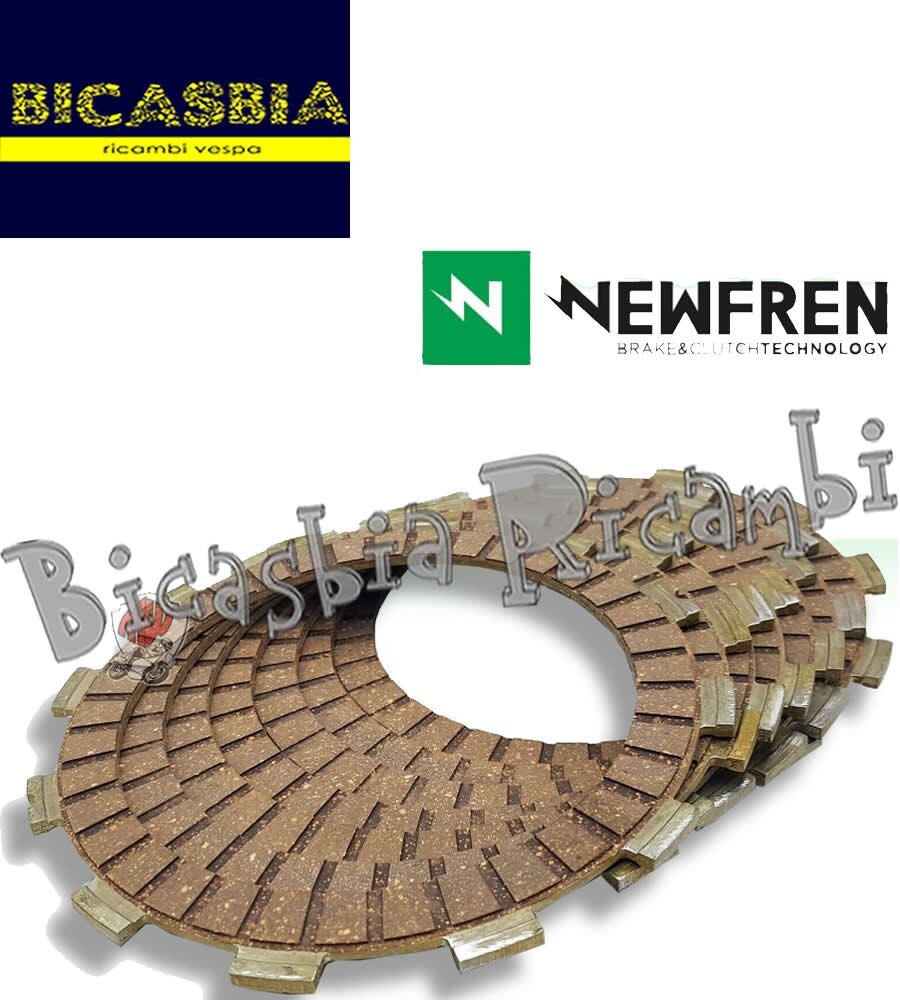 Newfren Clutch Disc for Husqvarna 125/150 WR, 125 WRE, and KTM 200 EGS - 19381