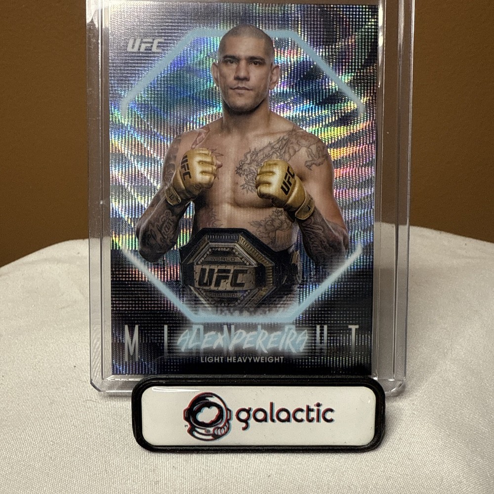 Topps UFC Alex “Poatan” Pereira Bookend Insert SSP Rookie RC Card Lot 🔥