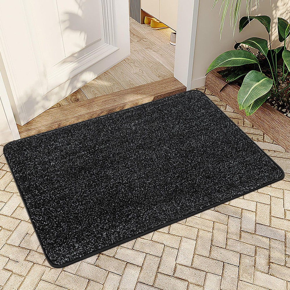 Front Door Mat Indoor Outdoor Entrance, Waterproof All-Season, All-Weather Do...