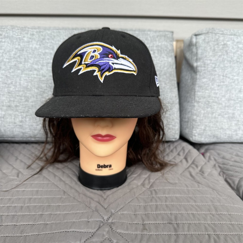 Gorra Baltimore Ravens NFL New Era 59Fifty negra bordada poliéster