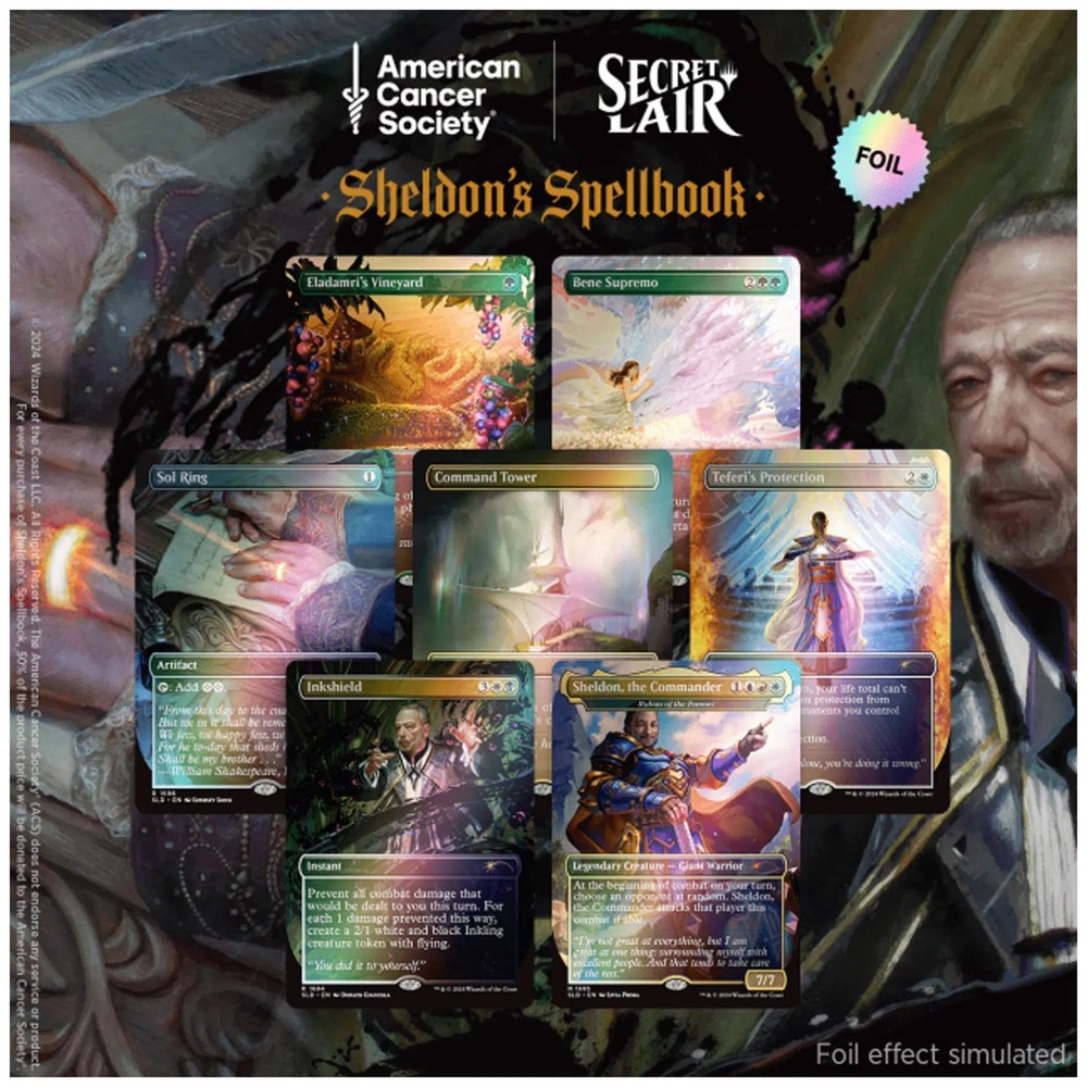 Magic: The Gathering [Secret Lair] - Sheldon's Spellbook Alternative Art Card Se