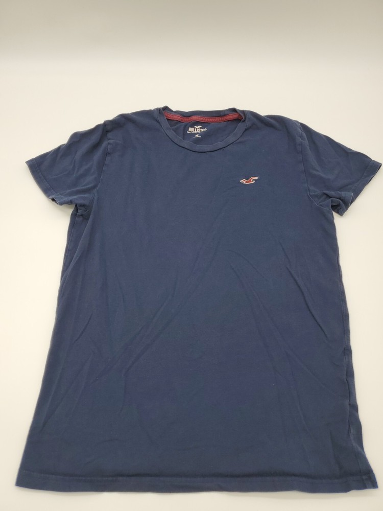 Hollister Must Have Collection  T-Shirt Men Small Blue Logo …#18019