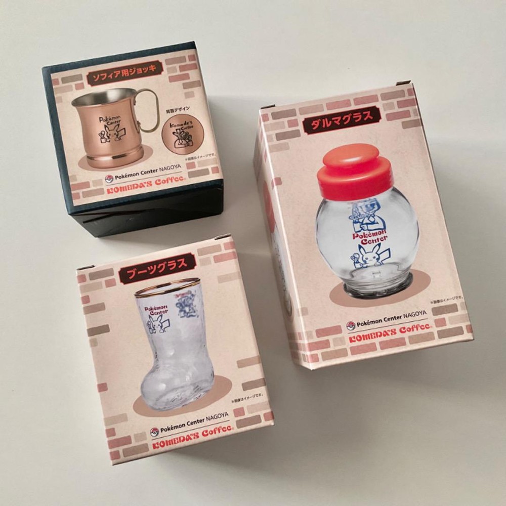 Komeda Coffee Shop Pokemon Center Nagoya 3 Types Of Limited Edition Items