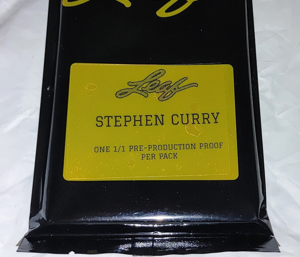 Stephen Curry 2023 Leaf Legacy Collection 1/1 Pre-Production Proof Pack