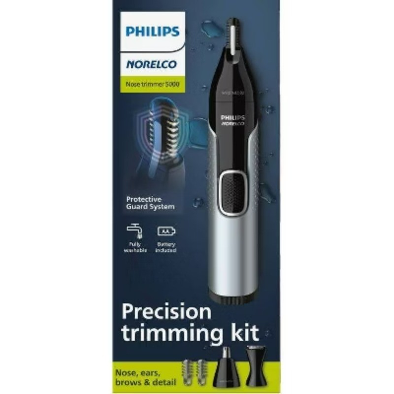 Philips Norelco Series 5000 Men's Nose Ear Eyebrow Trimmer NT5600/62