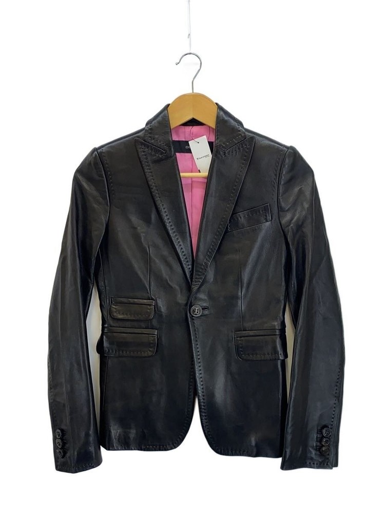 Dsquared2 Tailored Jacket/38/Leather/Blk 3367