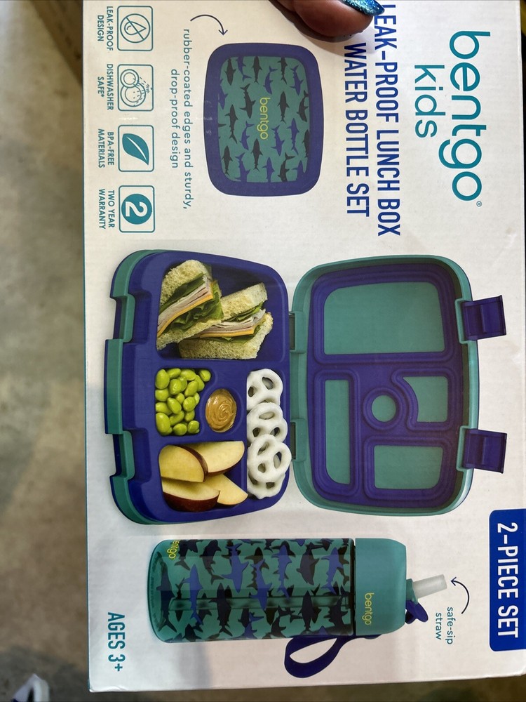 Bentgo Kids Leak Proof Lunch Box And Water Bottle Set