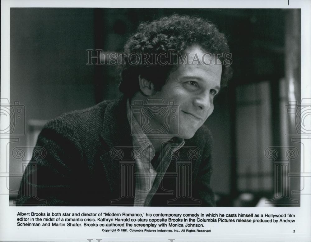 1981 Press Photo Albert Brooks in 