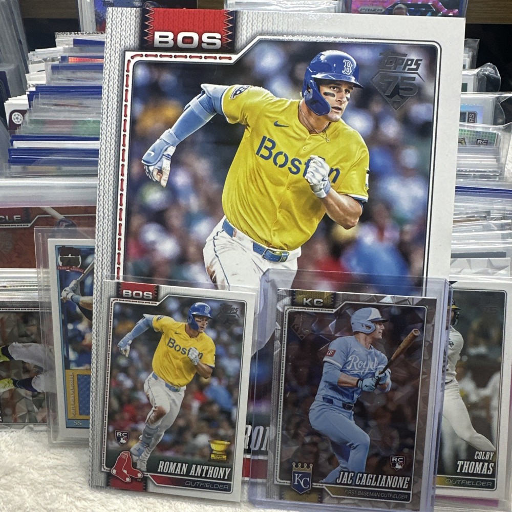 2026 Topps Series 1 ROMAN ANTHONY LOT - Jumbo - Companion - Crackle Hits