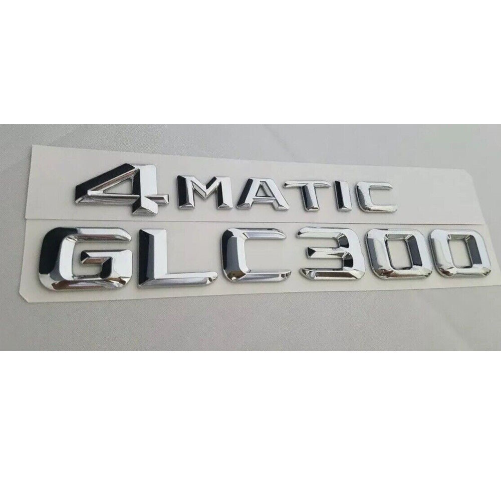 GLC300 4Matic Rear Trunk Badge Emblem Stickers Letters Numbers  