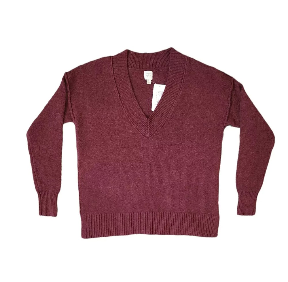 Roan&Ryan Women's Evereve V-Neck Sweater Pullover Size M NWT