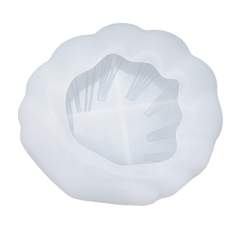 Crystal Epoxy Resin Mold for DIY Shell Dish Plate Casting Silicone Mould