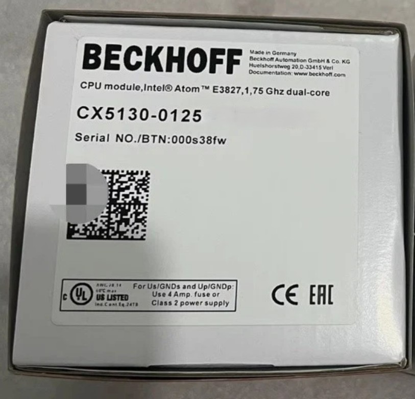 New In Box Beckhoff CX5130-0125 PLC Module CX5130-0125 CX5130-0125 Free shipping